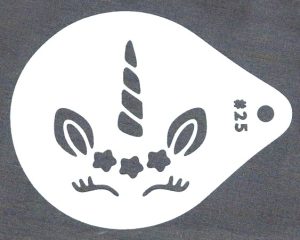 שבלונה חד קרן #25